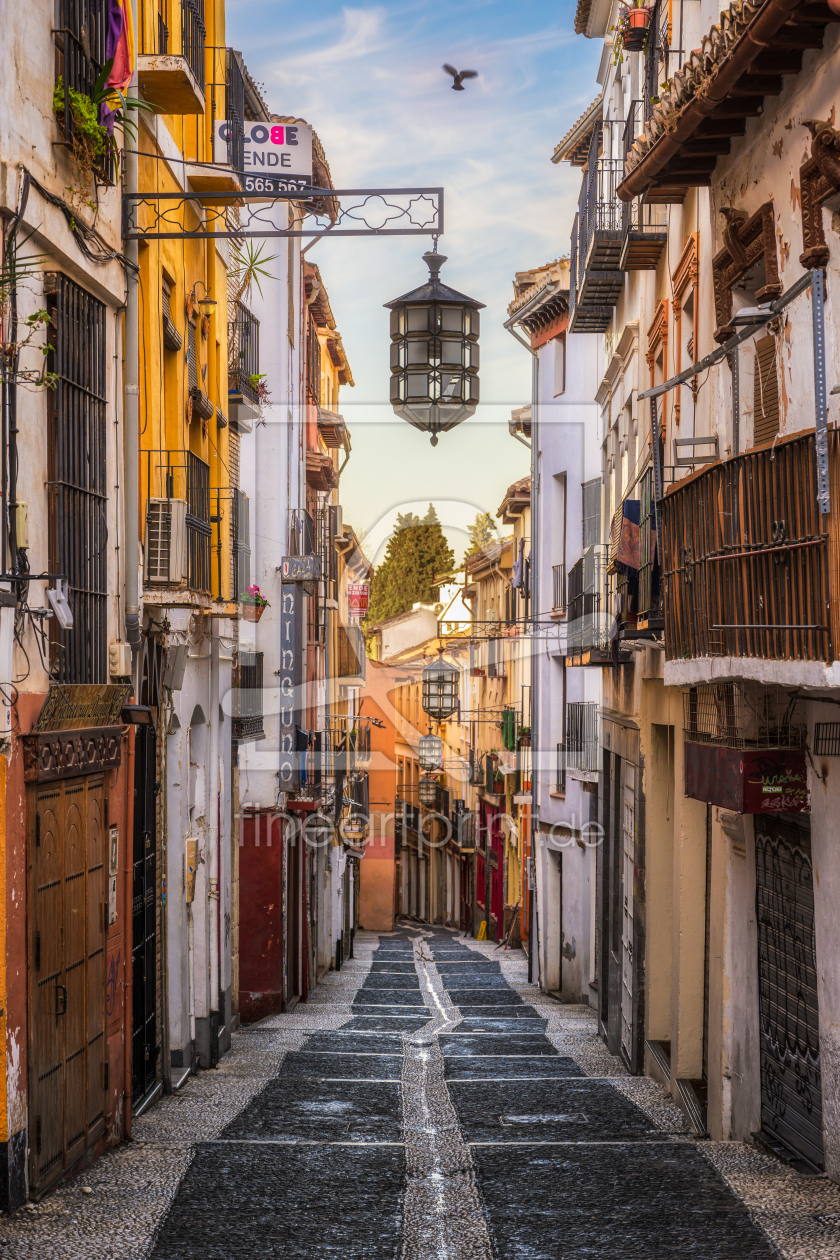 Bild-Nr.: 12645607 Altstadt von Granada in Spanien erstellt von Mapics
