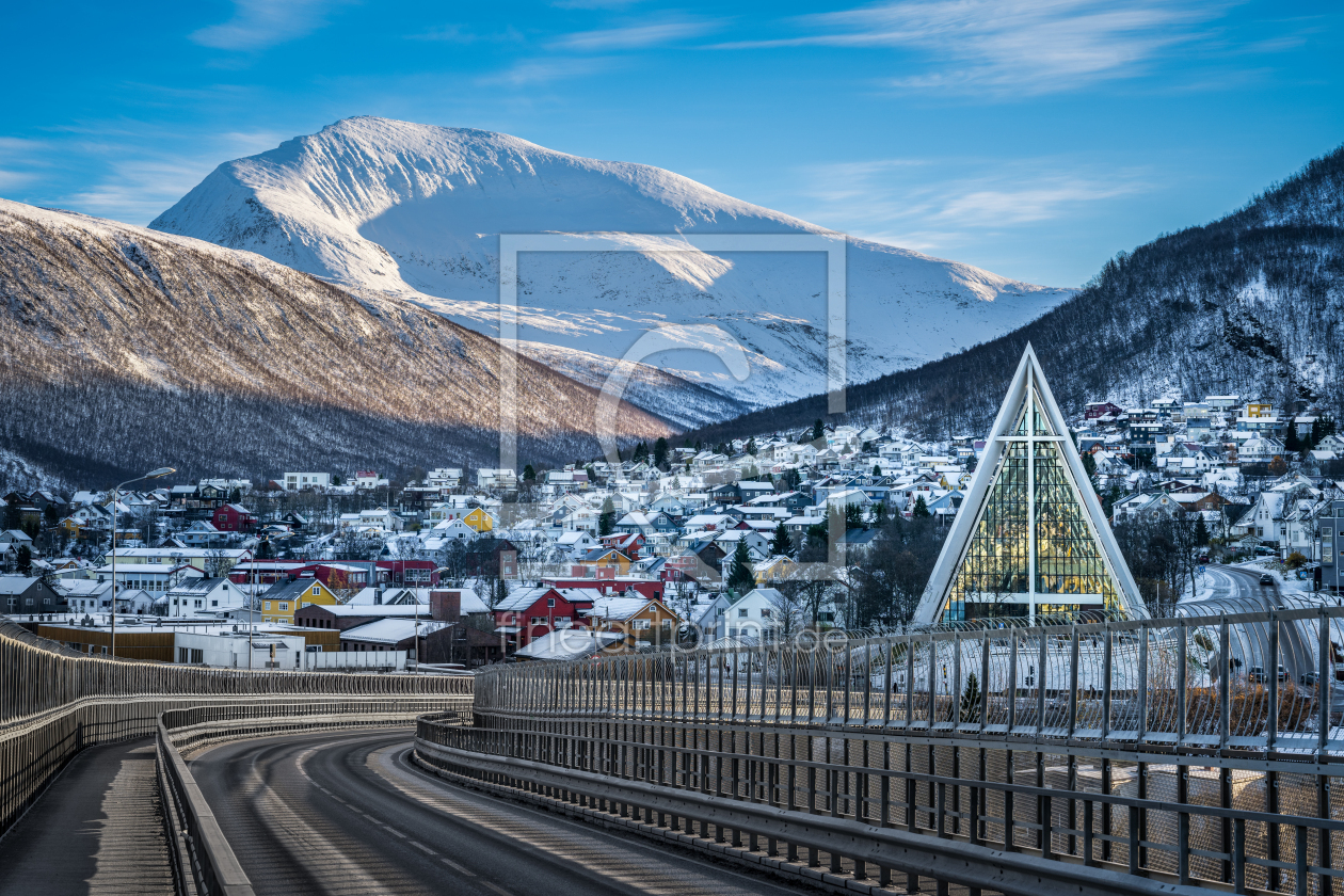 Bild-Nr.: 12651970 Eismeerkathedrale in Tromso in Norwegen erstellt von Mapics