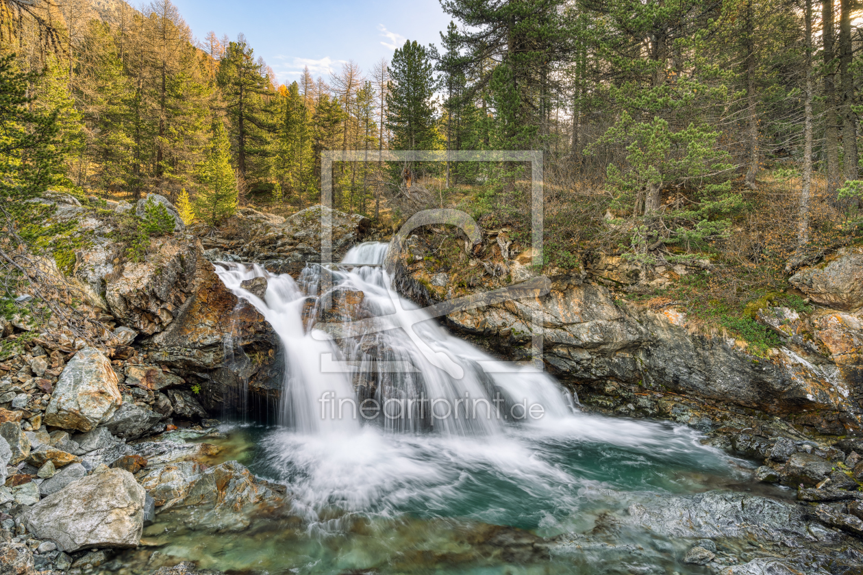 Bild-Nr.: 12657094 Cascada da Bernina im Engadin in der Schweiz erstellt von Michael Valjak