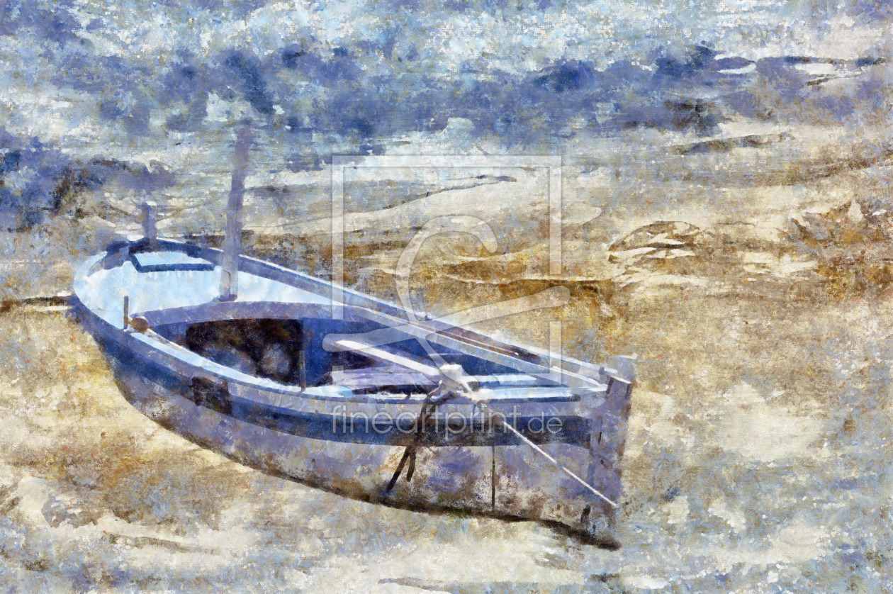 Bild-Nr.: 12687805 das Holzboot erstellt von Sandra