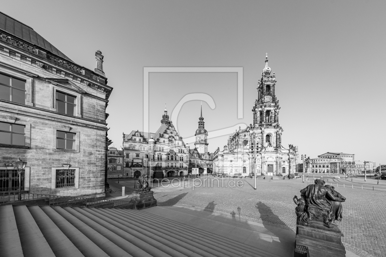Bild-Nr.: 12688779 Historisches Dresden mit Hofkirche und Semperoper  erstellt von dieterich