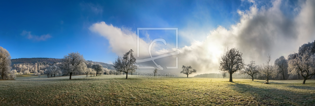Bild-Nr.: 12690322 Landschaft im Winter mit dramatischem Himmel erstellt von Smileus