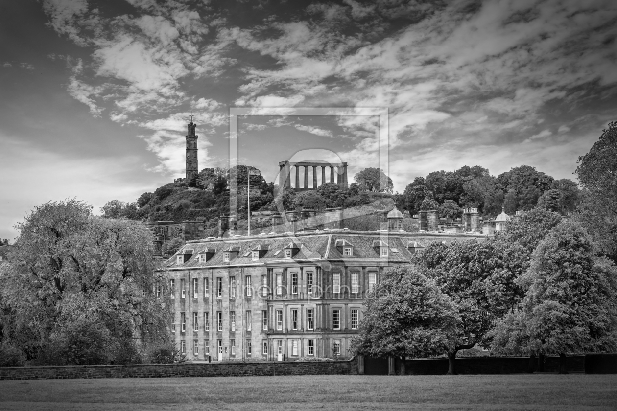 Bild-Nr.: 12691141 EDINBURGH Holyrood Palace mit Calton Hill  erstellt von Melanie Viola