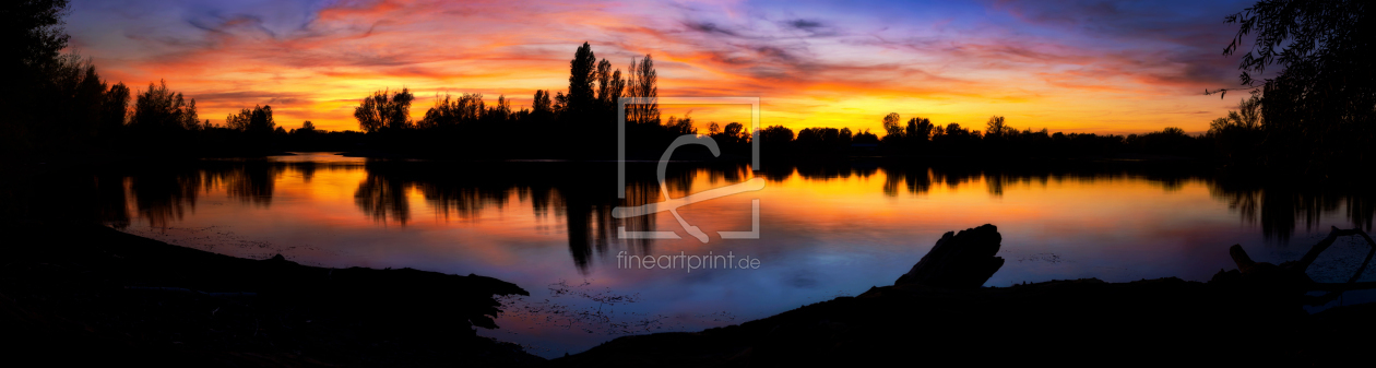 Bild-Nr.: 12703337 Herrlicher Sonnenuntergang am See erstellt von Smileus