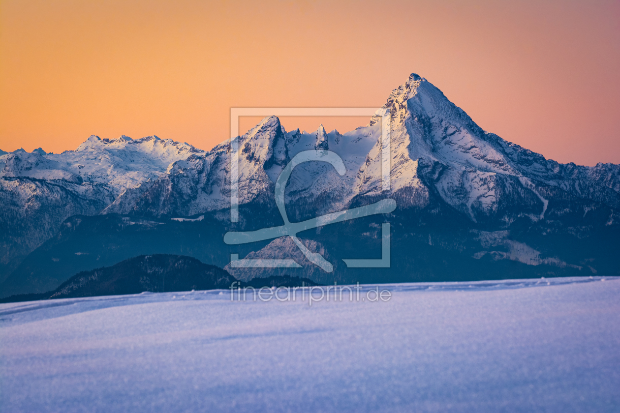 Bild-Nr.: 12703557 Watzmann im Winter erstellt von Martin Wasilewski