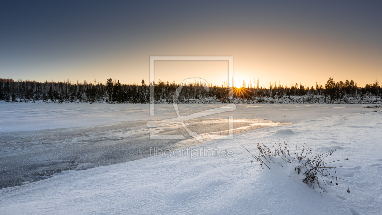 Bild-Nr.: 12704845 Sonnenaufgang im winterlichen Harz erstellt von Steffen Henze