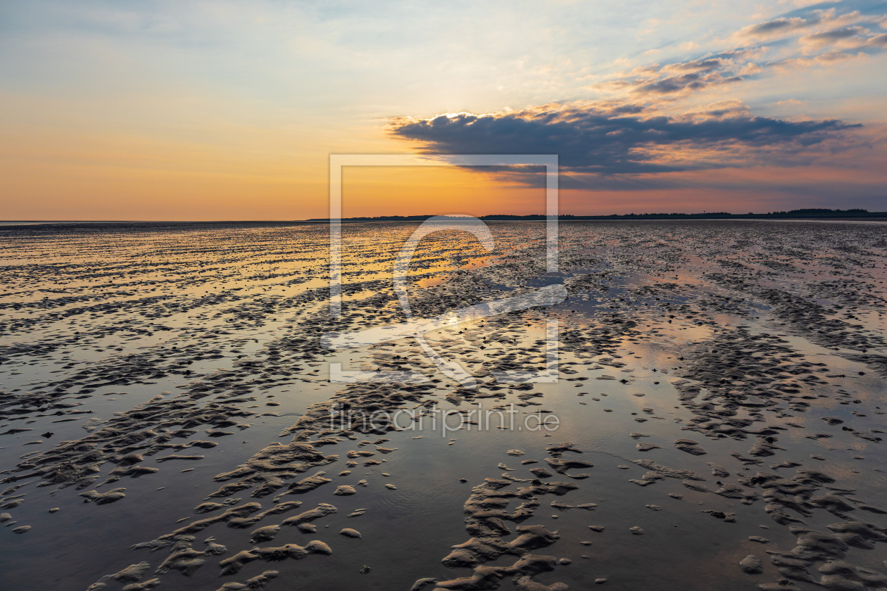 Bild-Nr.: 12704969 Sonnenaufgang im Wattenmeer auf der Insel Amrum erstellt von Rico KÃ¶dder