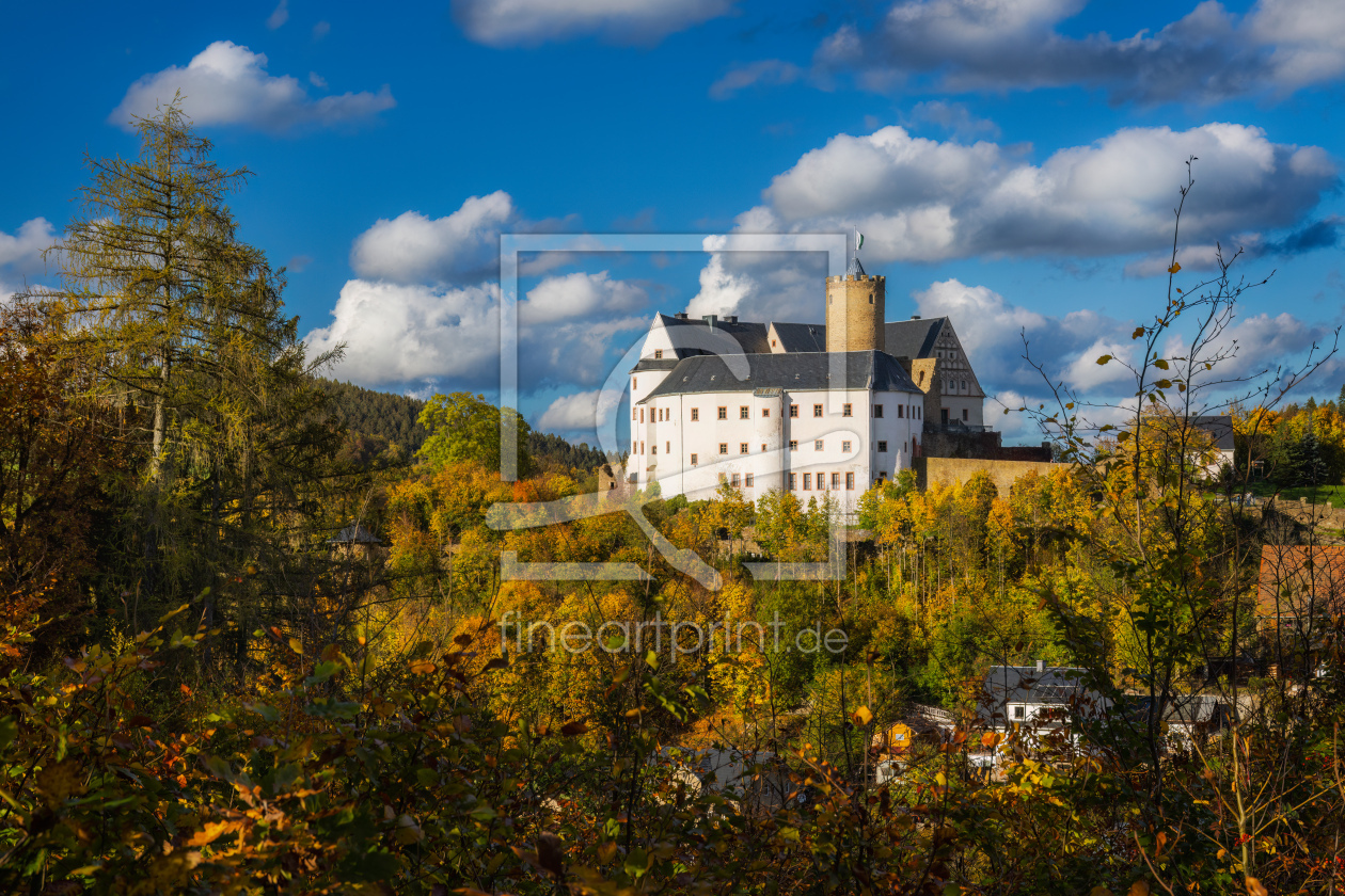 Bild-Nr.: 12705935 Burg Scharfenstein im Herbst erstellt von Daniela Beyer