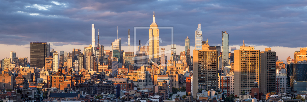 Bild-Nr.: 12710464 Midtown Manhattan Skyline bei Sonnenuntergang erstellt von eyetronic