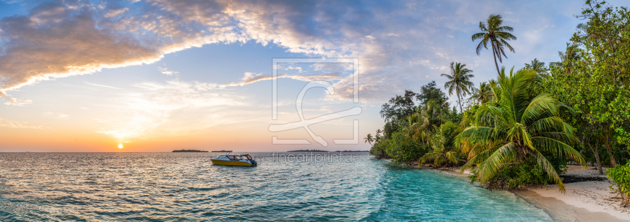 Bild-Nr.: 12724909 Sonnenuntergang auf den Malediven erstellt von eyetronic
