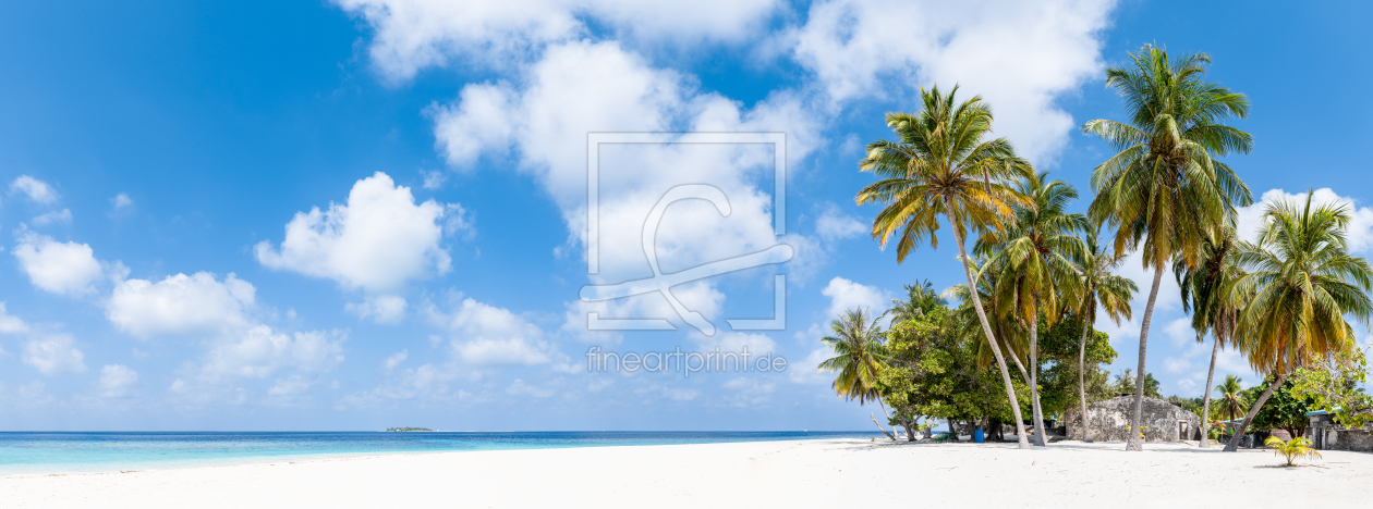 Bild-Nr.: 12724933 Palmenstrand auf den Malediven erstellt von eyetronic