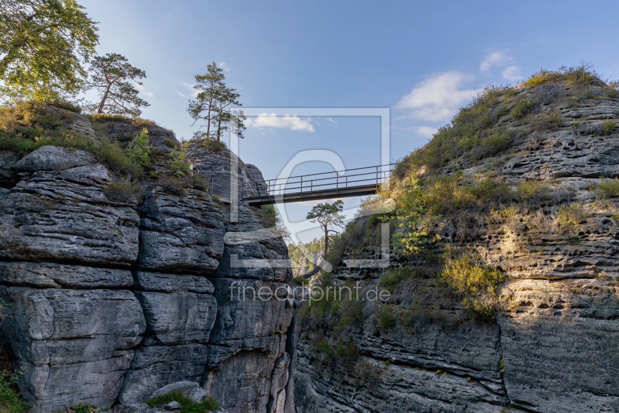 Bild-Nr.: 12725313 SÃ¤chsische Schweiz - FelsenbrÃ¼cke - Verbindungsweg erstellt von uh-Photography
