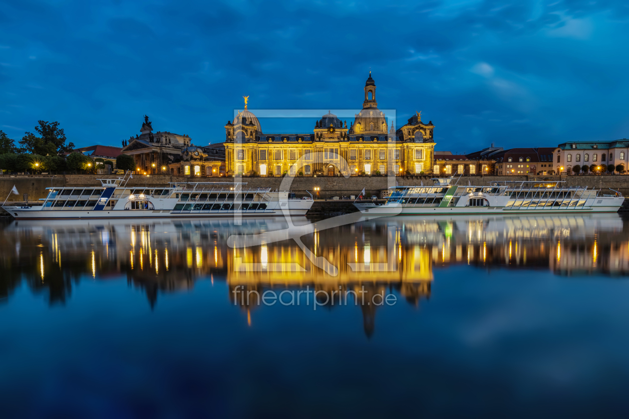 Bild-Nr.: 12725516 Historisches Dresden Blaue Stunde erstellt von uh-Photography