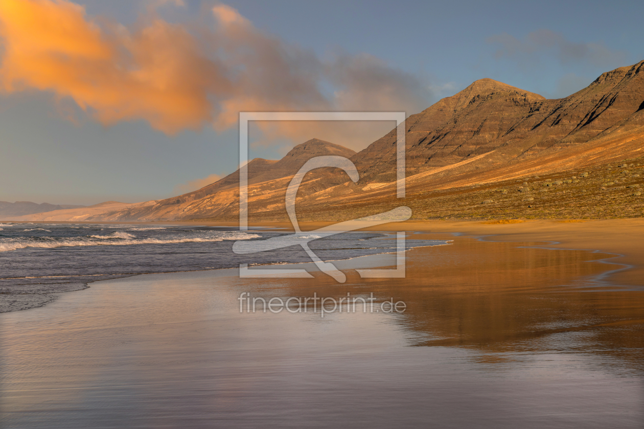 Bild-Nr.: 12735013 Strand bei Sonnenuntergang auf Fuerteventura erstellt von KundenNr-360966