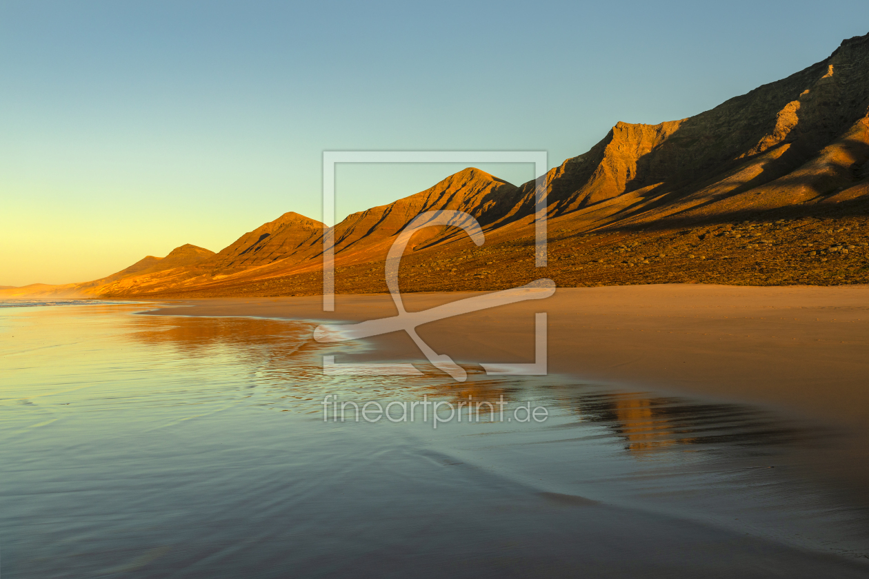 Bild-Nr.: 12735016 Strand bei Sonnenuntergang auf Fuerteventura erstellt von KundenNr-360966