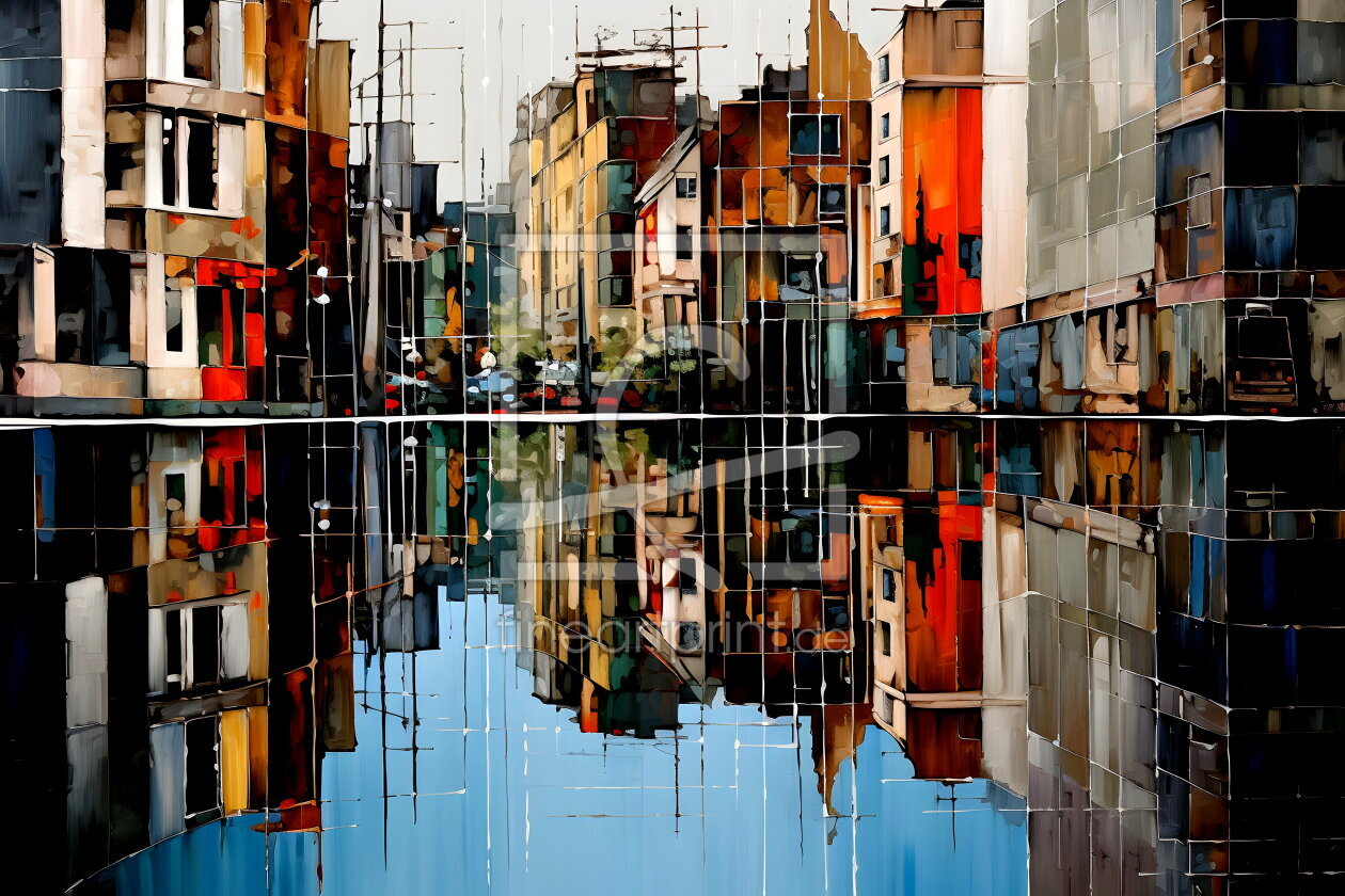 Bild-Nr.: 12738456 Stadtansicht KI-Kunst erstellt von Heike  Hultsch