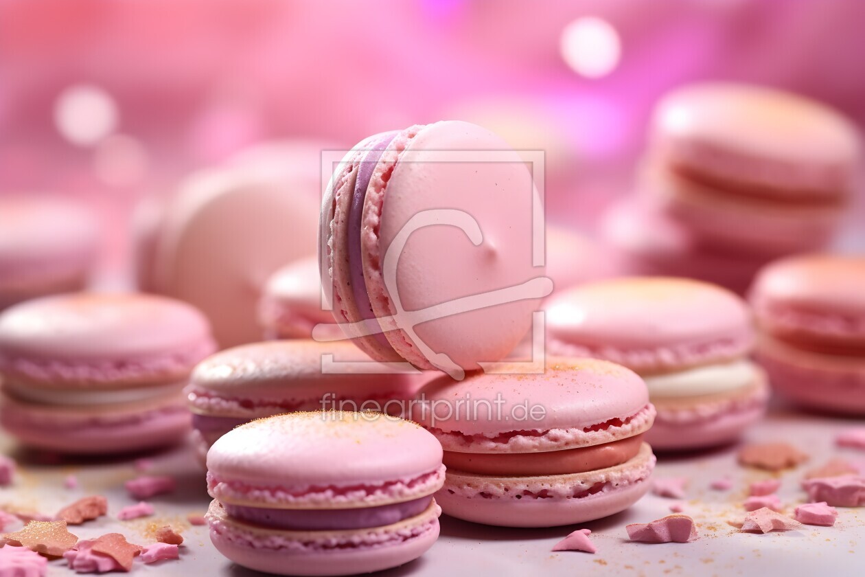 Bild-Nr.: 12742354 Macaron pink KI erstellt von Heike  Hultsch