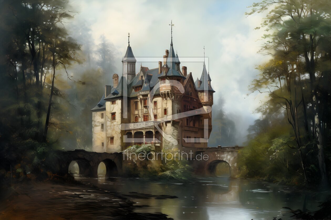 Bild-Nr.: 12742477 Jagdschloss KI erstellt von Heike  Hultsch