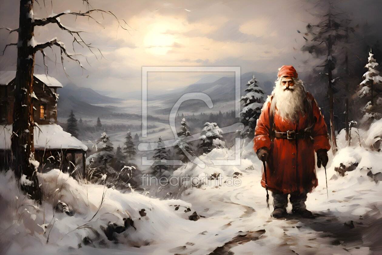 Bild-Nr.: 12746194 Weihnachtsmannland KI erstellt von Heike  Hultsch