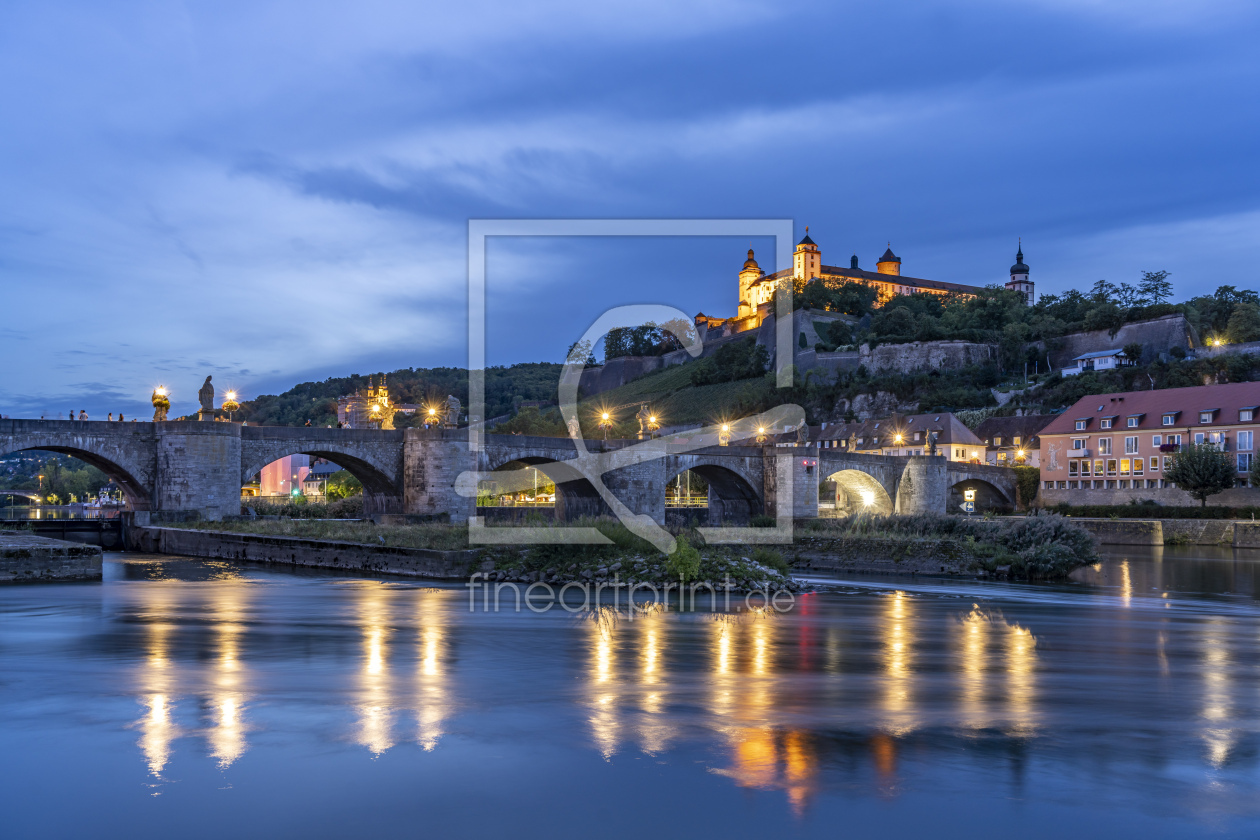 Bild-Nr.: 12755965 Würzburg bei Nacht erstellt von reisefoto