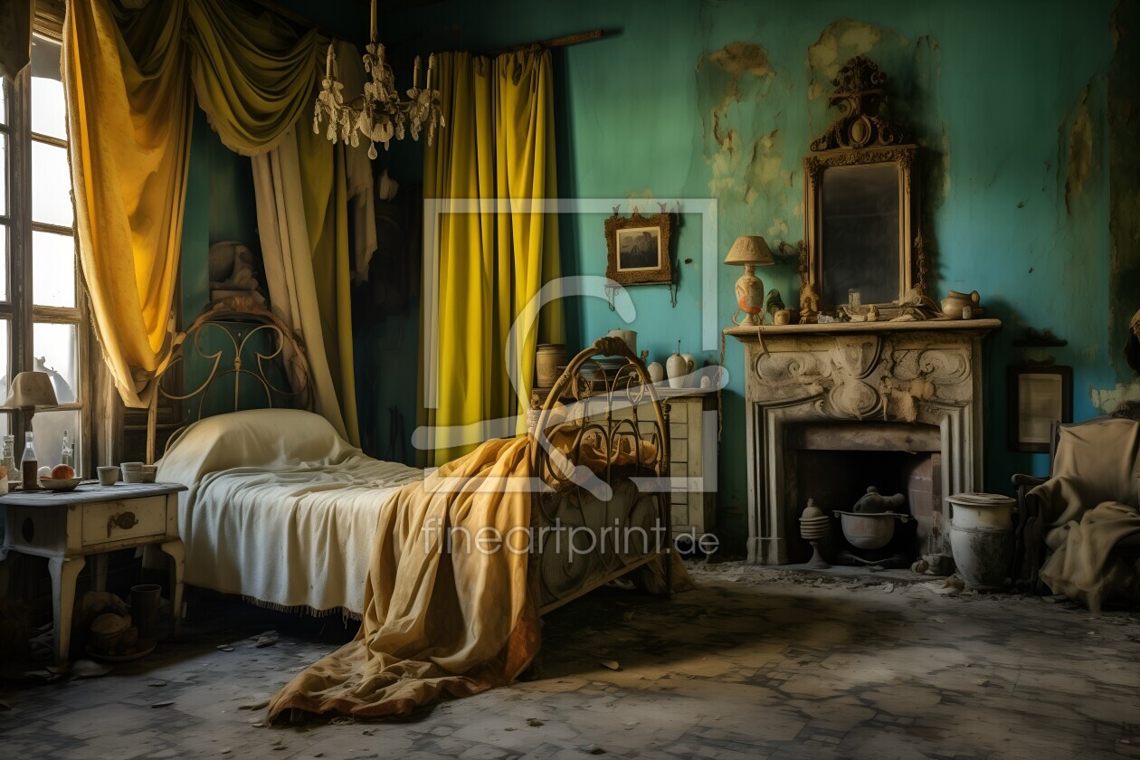 Bild-Nr.: 12764636 Lost Places Schlafgemach erstellt von Heike  Hultsch