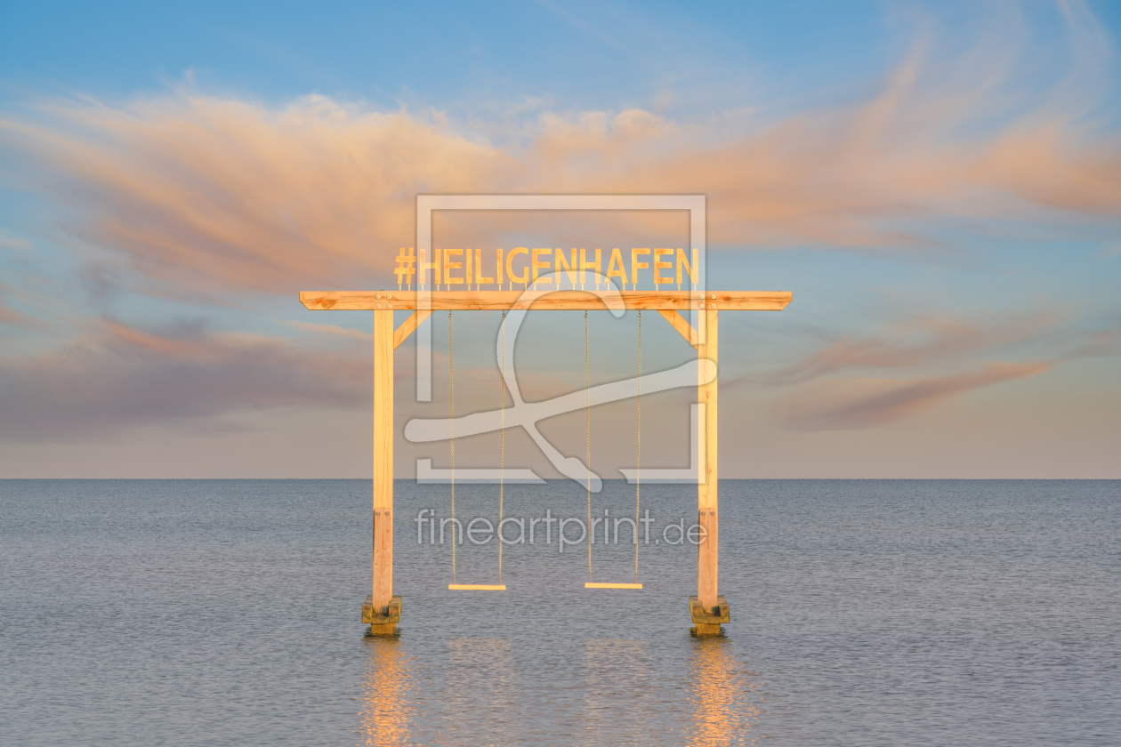 Bild-Nr.: 12791101 Schaukel im Meer in Heiligenhafen erstellt von Michael Valjak