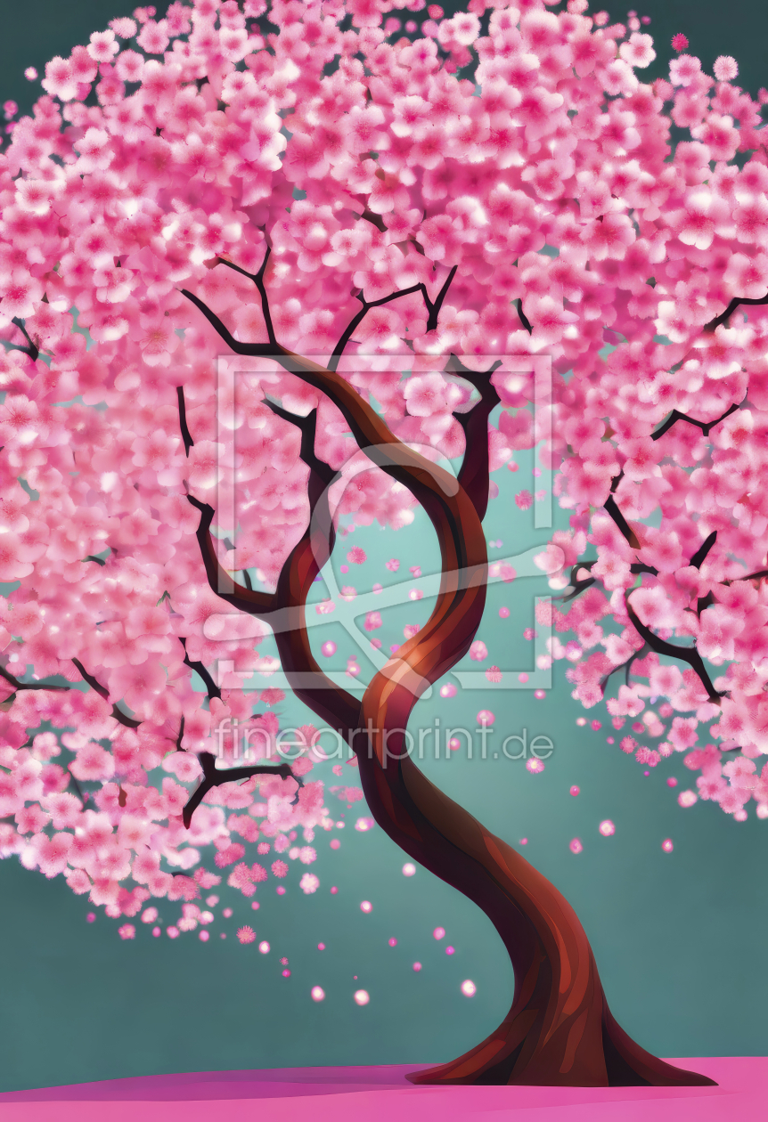 Bild-Nr.: 12814040 Kirschblütenbaum Fantasie KI erstellt von XYRIUS