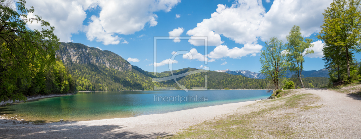 Bild-Nr.: 12814317 Badestrand am Eibsee erstellt von SusaZoom