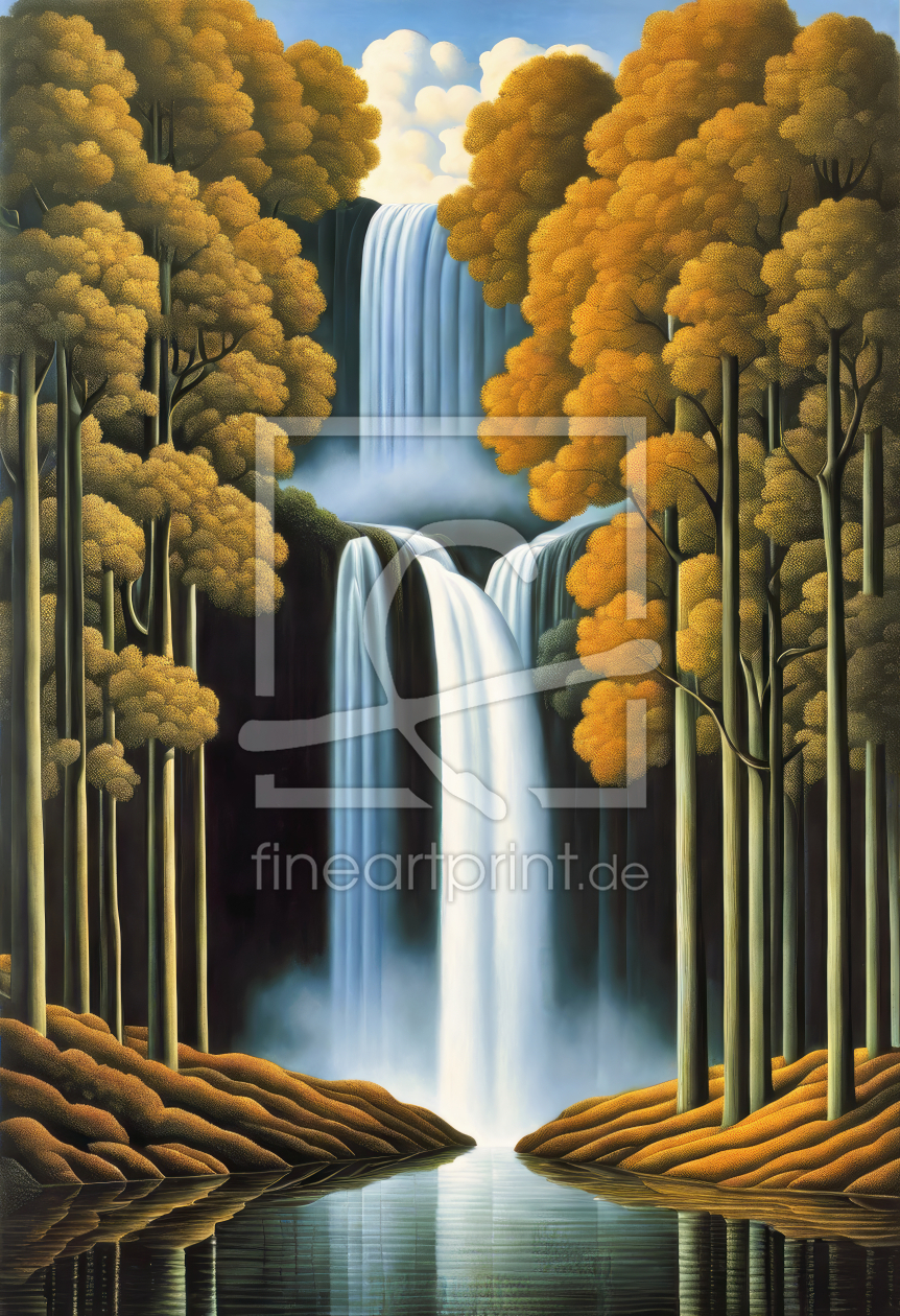 Bild-Nr.: 12817445 Wasserfall im Regenwald erstellt von XYRIUS