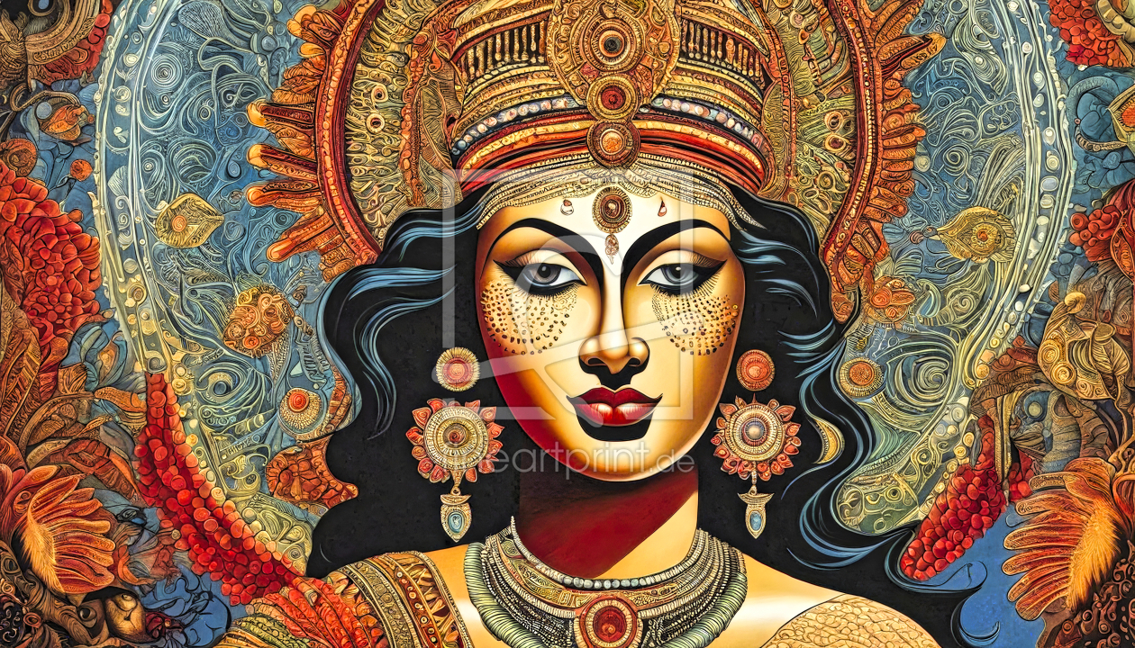 Bild-Nr.: 12818761 Durga Göttin der Vollkommenheit KI erstellt von XYRIUS