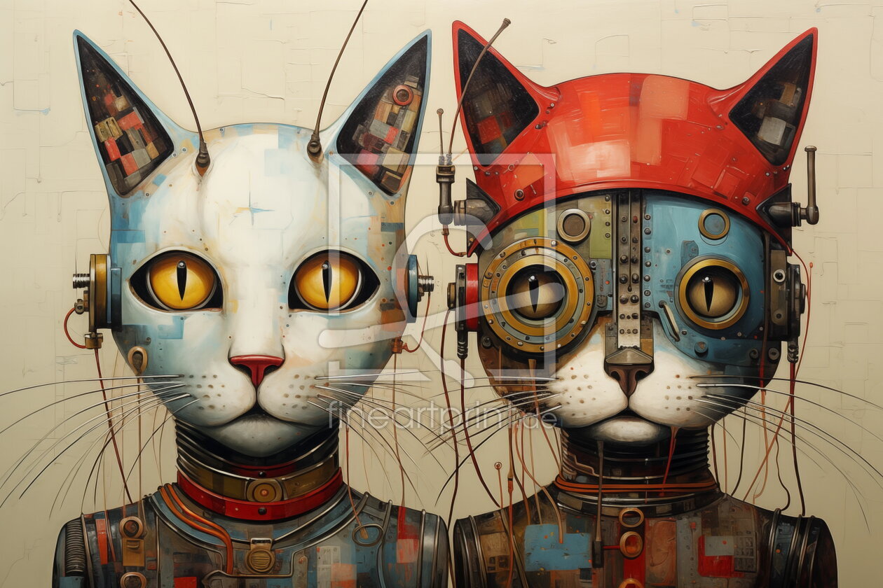 Bild-Nr.: 12819180 Katzen KI erstellt von Heike  Hultsch