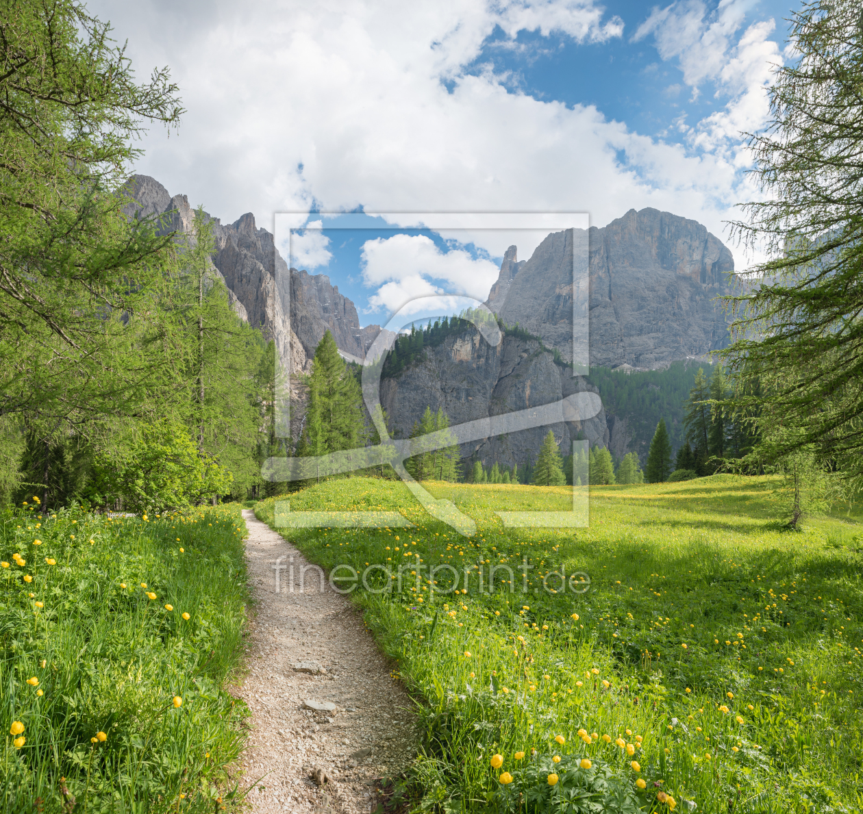 Bild-Nr.: 12819214 Wanderweg Pisciadu Dolomiten erstellt von SusaZoom