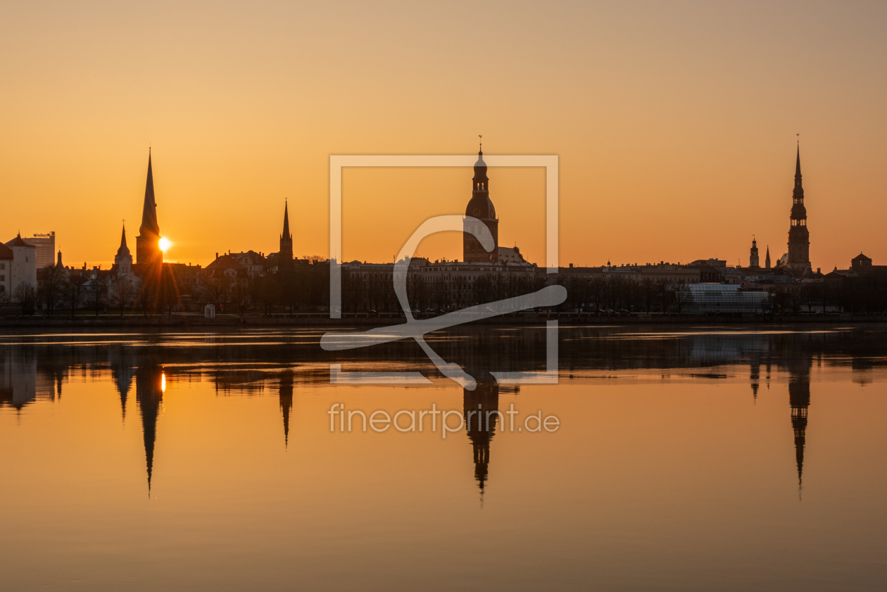 Bild-Nr.: 12821462 Sonnenaufgang an der Daugava in Riga erstellt von MattisKaminer