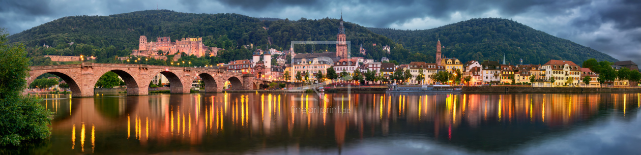 Bild-Nr.: 12821484 Panorama der Altstadt von Heidelberg erstellt von Smileus