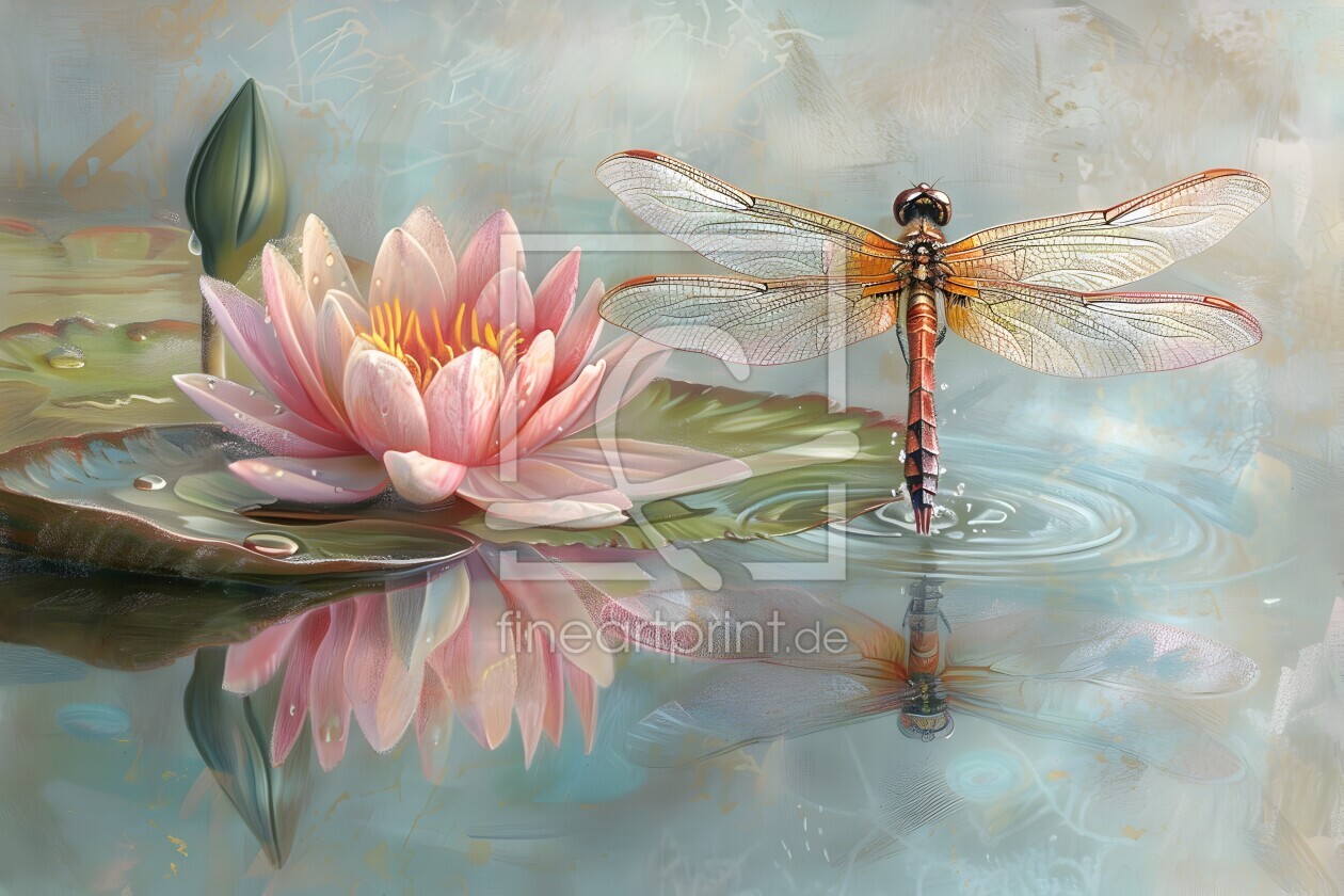 Bild-Nr.: 12824068 Sanftes Libellenstillleben  erstellt von Heike  Hultsch