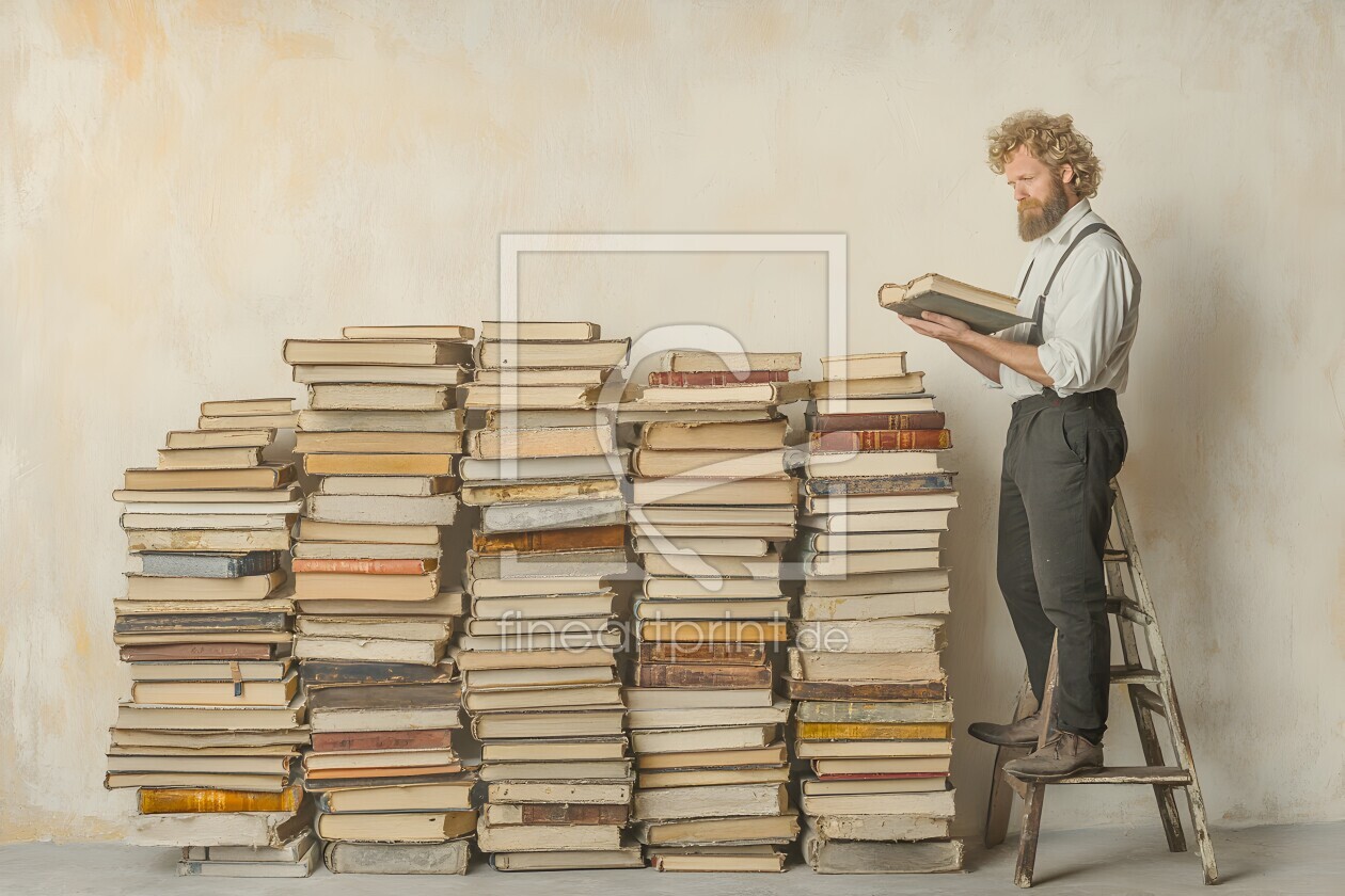 Bild-Nr.: 12841278 Der Bibliothekar erstellt von Heike  Hultsch