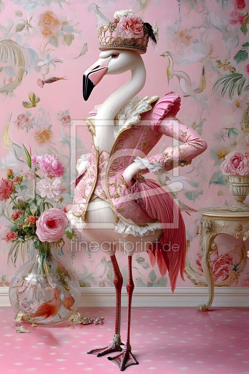 Bild-Nr.: 12853179 Flamingoschönheit KI erstellt von Heike  Hultsch