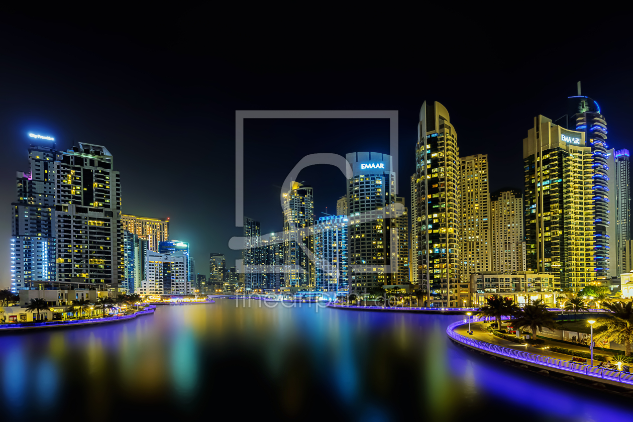 Bild-Nr.: 12868036 Dubai Marina - at night erstellt von uh-Photography