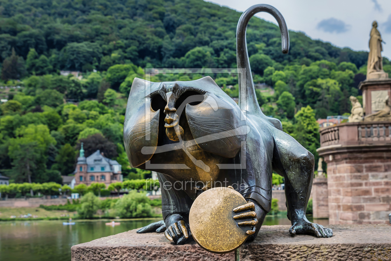 Bild-Nr.: 12875669 Heidelberg -  Heidelberger Brückenaffe erstellt von uh-Photography