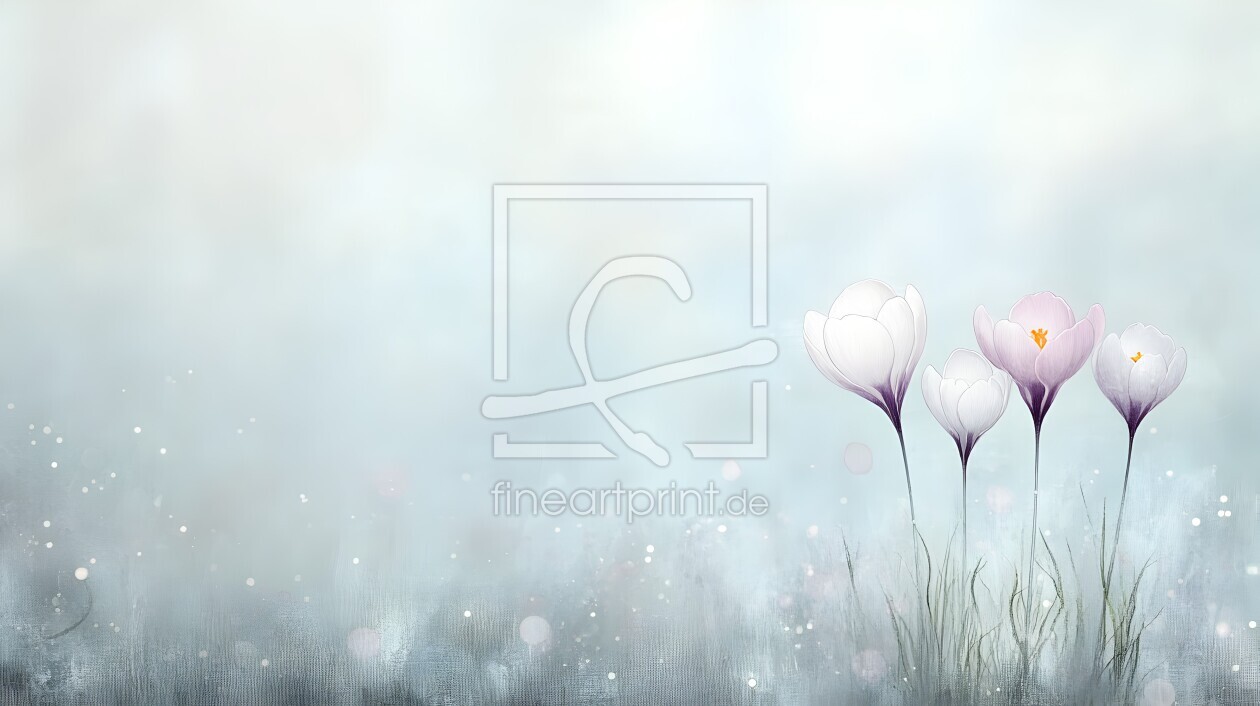 Bild-Nr.: 12883880 Krokus auf der Wiese KI erstellt von Heike  Hultsch