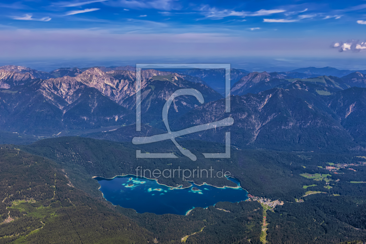Bild-Nr.: 12887473 Blick auf den Eibsee von der Zugspitze erstellt von uh-Photography