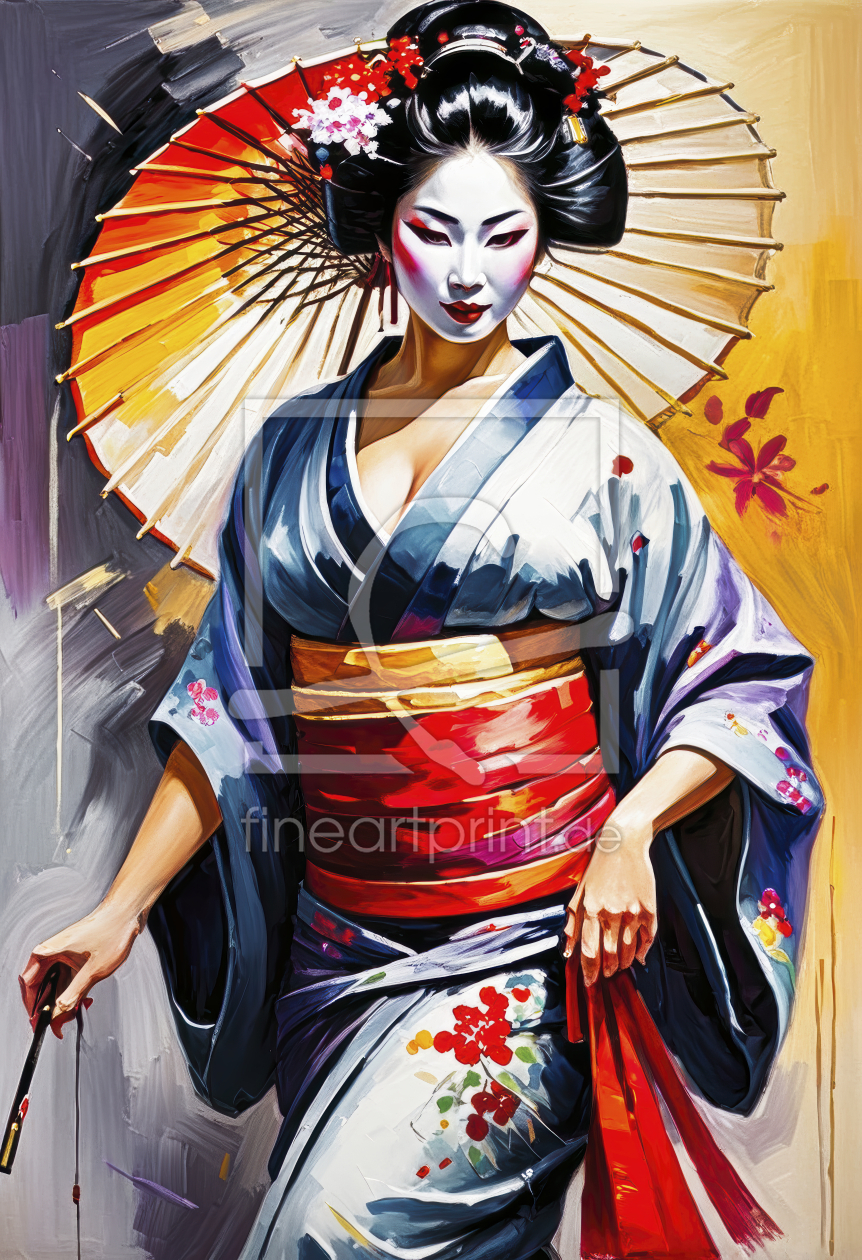 Bild-Nr.: 12887762 Geisha KI erstellt von XYRIUS