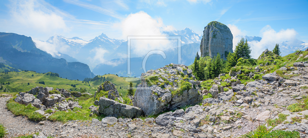 Bild-Nr.: 12890302 Aussichtspunkt Daube an der Schynigen Platte erstellt von SusaZoom