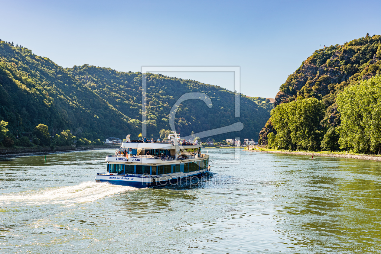 Bild-Nr.: 12890328 Einfahrt zur Loreley 29n erstellt von Erhard Hess