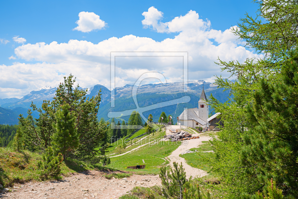 Bild-Nr.: 12890863 Chiesa Santa Croce am Heiligkreuzkofel Dolomiten erstellt von SusaZoom