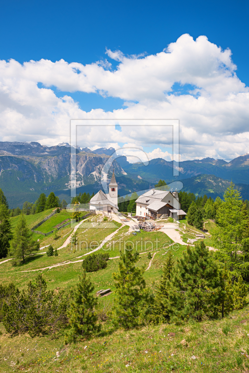 Bild-Nr.: 12890866 Chiesa Santa Croce am Heiligkreuzkofel Dolomiten 2 erstellt von SusaZoom