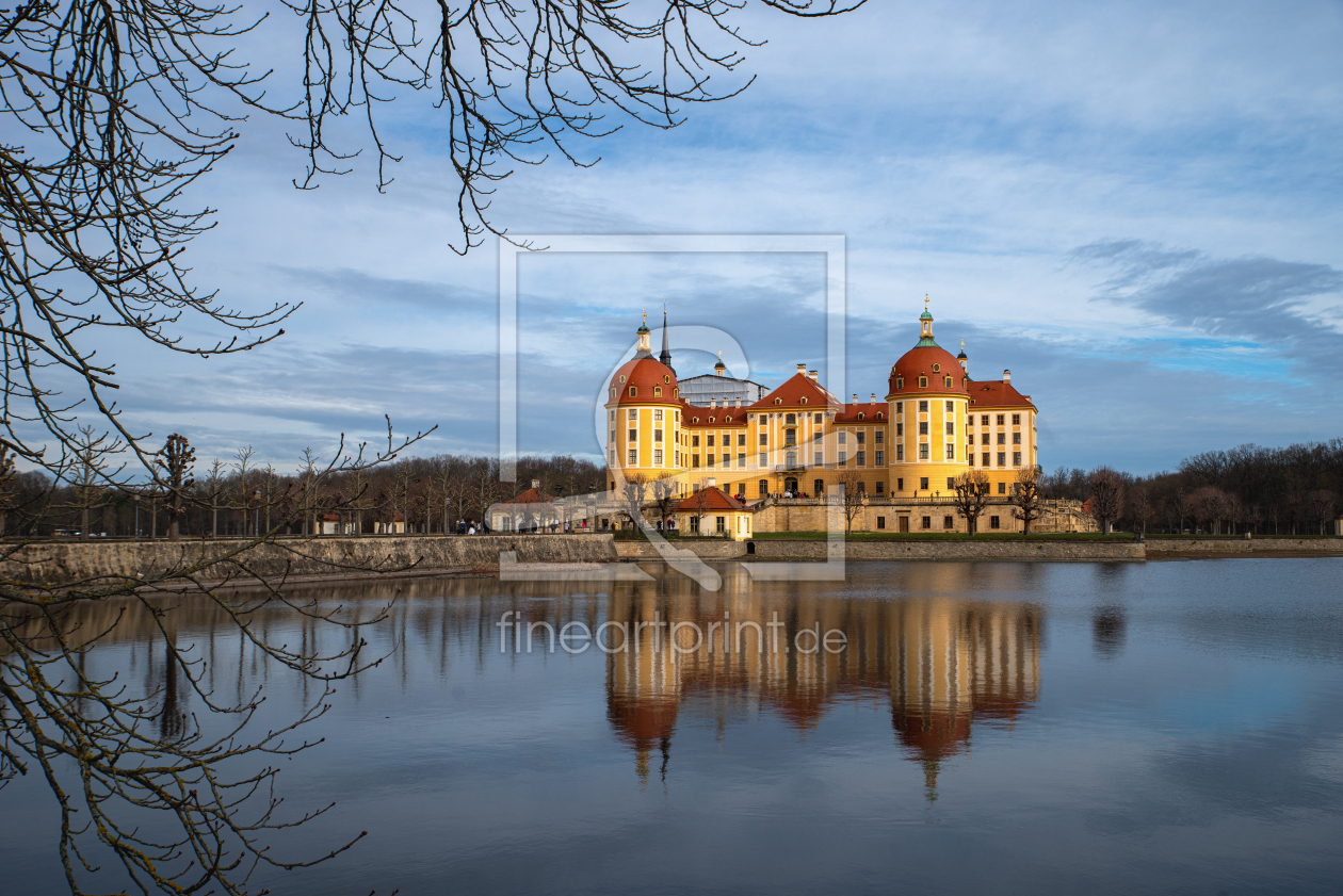 Bild-Nr.: 12893621 Spiegel der Geschichte Schloss Moritzburg  erstellt von Tanja Riedel