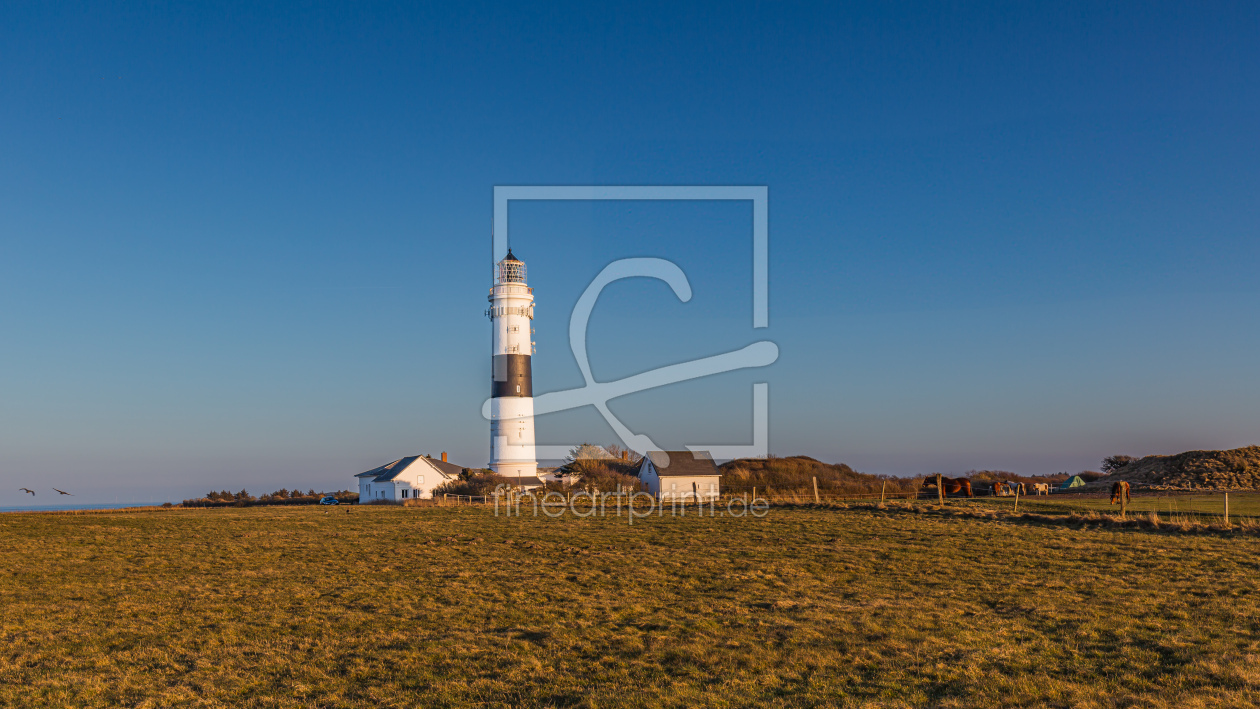 Bild-Nr.: 12894324 Der schwarz weiße Leuchtturm von Sylt erstellt von Ursula Reins