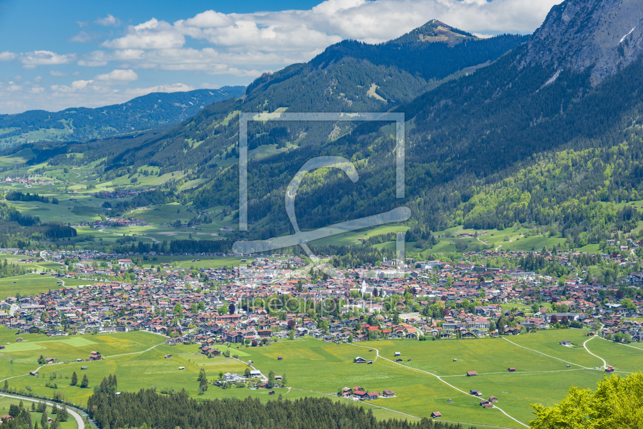 Bild-Nr.: 12894775 Mai über Oberstdorf erstellt von Walter G. Allgöwer