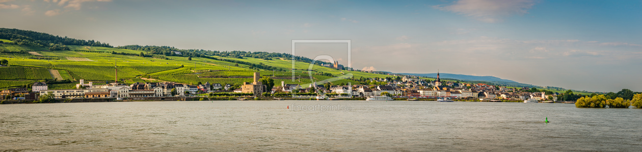 Bild-Nr.: 12894814 Stadtpanorama Rüdesheim -5n- erstellt von Erhard Hess